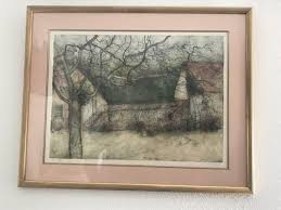 BERNARD GANTNER (1928)”LE MUR DU PARC” Sign & Numbered 1/35 COA | eBay