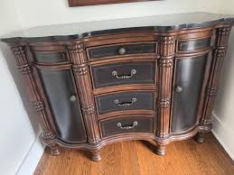 Solid Granite Top Entry/Foyer Cabinet