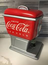 Coca-Cola Soda Fountain/Dispenser Cookie Jar Canister 2003 ...