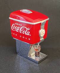 1997 Vintage Coke Coca Cola Fountain Drink Dispenser Money ...