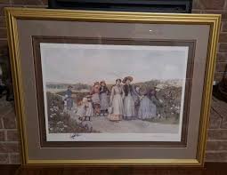 Berry Pickers Jennie Brownscombe After Etching Jas S King ...