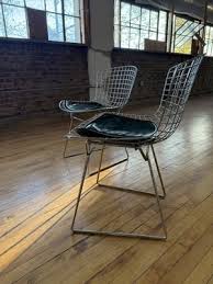 Knoll Chrome Bertoia Side Chairs (pair) | eBay