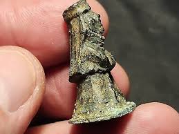 Byzantine ancient votive bronze figure priestess. Please see ...
