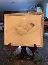 Antique 90-year-old Framed Print, "heaven's Gift" Signed1932 ...