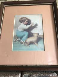 2~Vintage~Bessie Pease Gutmann~Prints~Framed/Matted~ The ...