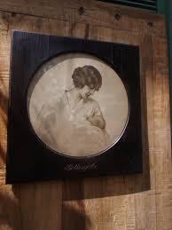 Antique Marie Pischon Lithography Artist Graphic Mural Wall ...