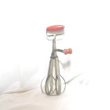 Vintage Ladd No. 9 Egg Beater Red Wood Handles 1950s 1960s ...