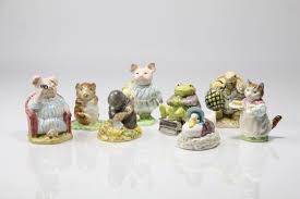 Lot - MIXED LOT OF 8 BEATRIX POTTER FIGURINES