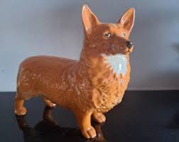 Sylvac Corgi Dog Figurine, Corgi Dog Figurine, Sylvac Dog Ornament, Sylvac Figurine - Etsy