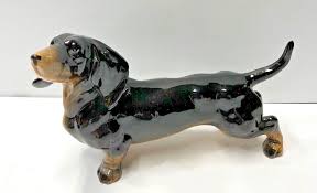 VERY NICE RARE VINTAGE LARGE DACHSHUND CERAMIC DOG FAIRYLAND ...