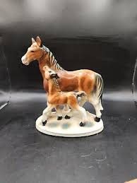 HORSE WITH COLT MADE IN JAPAN FIGURINE | eBay