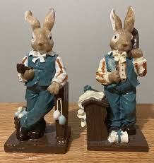 Vintage Set Of K's Collection Rabbits Bunnies Phone Pipe ...