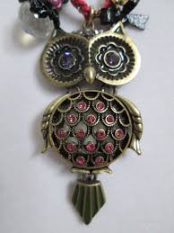 NWT Betsey Johnson Vampire Slayer Critters Gold Owl Pendant ...