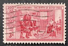 US #1004 Used F/VF 3c 200th Anniversary Birth of Betsy Ross 1952 [B29.7.1] | United States, General Issue Stamp / HipStamp