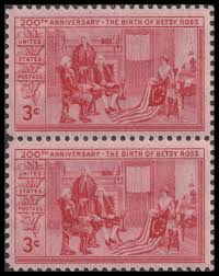 US 1004 Betsy Ross 3c vert pair MNH 1952 | eBay