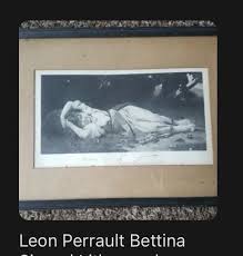 Attribute To Leon Perrault oil on canvas painting Framed ...