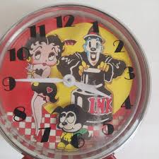 Vintage Betty Boop Alarm Clock Dog Moves Flawed Time | eBay