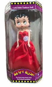 BETTY BOOP Collectible Fashion Doll 14in Red Dress Poseable Body | eBay