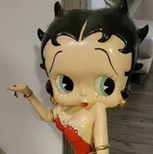 Other | Betty Boop Large Waitress With Tray Red Dress 3ft ...