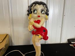 Lot - 24 inch Plastic light up Betty Boop