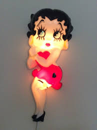 Large Vintage Betty Boop Wall Light - Etsy