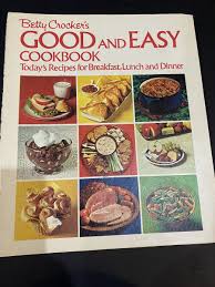 Vintage Betty Crocker's Good & Easy Cookbook-1971, 1st Printing | eBay