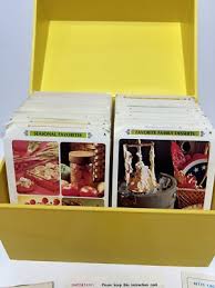 Vintage Betty Crocker Recipe Library Card Index Box ...