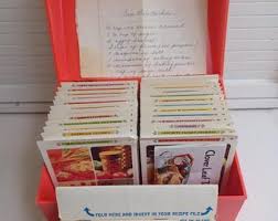 Vintage Betty Crocker Recipe Card Library Box – 20+ ...
