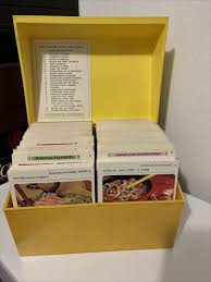 VINTAGE Betty Crocker & Pillsbury Recipe Card Library With ...