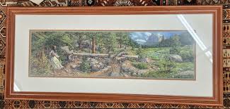 Vintage Bev Doolittle "Music In The Wind" Signed Framed ...