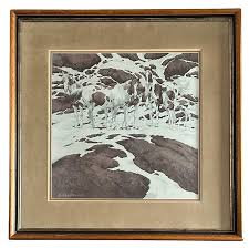 Lot - Bev Doolittle's "Pintos" Limited Edition Print