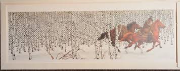 Bev Doolittle "Sacred Ground"-Indian-Native American-Horses ...