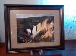 Pamela A Peters Rainbow Over the Falls Framed Photo ...