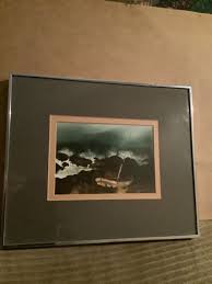 Alireza Golkar(1948)Artist Persia Original Watercolor Boat ...