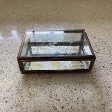 Brass Glass Box | eBay