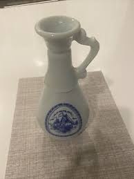 Whiskey Jim Beam RARE VINTAGE MILK GLASS DECANTER / BOTTLE ...