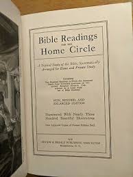 1920 Bible Readings for the Home Circle Illustrated Book Hardcover | eBay