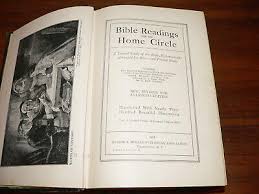 Antique 1923 Revised & Enlarged Bible Readings for the Home Circle HC Book | eBay