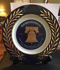 Vintage 1776 - 1976 USA Bicentennial Anniversary Plate . Great Gift | eBay