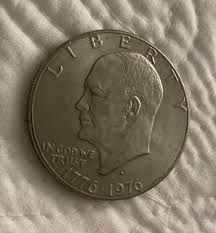 1776-1976 D Eisenhower Liberty Bell Moon Silver One Dollar US Bicentennial Coin | eBay