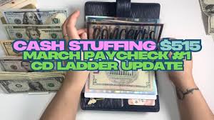 ✨CASH STUFFING $515 | March Paycheck #1 | CD Ladder Update ...