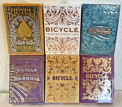 Bicycle Playing Card Lot Marquis, Majesty, Jubilee,Aurora, Botanica, & Sea King | eBay