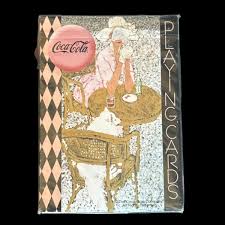 Vintage Bicycle Coca-Cola Playing Cards Deck Lady SEALED NEW ...