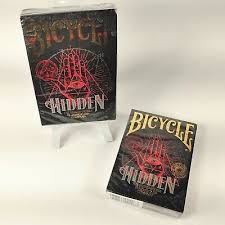 Bicycle HIDDEN playing card Standard USPCC Poker Secret Society 1 Deck Limited | eBay