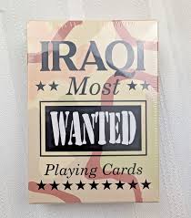 2003 Iraqi Most Wanted Playing Cards Military Iraq. Sealed ...