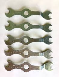 MECCANO LOT OF 5 OFFSET SPANNERS WRENCHES PT 34C ORIG MARKED ...