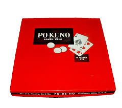 Vintage POKENO PO-KE-NO Playing Card Game with 12 Boards ...