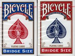 Bridge Size Bicycle Rider Back Playing Cards 2 Deck Set