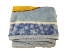 Vintage Baby Mink Baby Blanket Teddy Bear Blue Moon Stars Sleeping Crib 41 x 31 | eBay