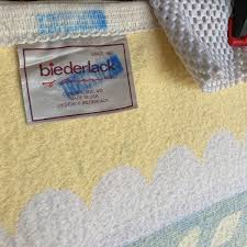 Vintage Biederlack Blanket Mother Goose Pastel Cottage Country Duck Retro Throw | eBay
